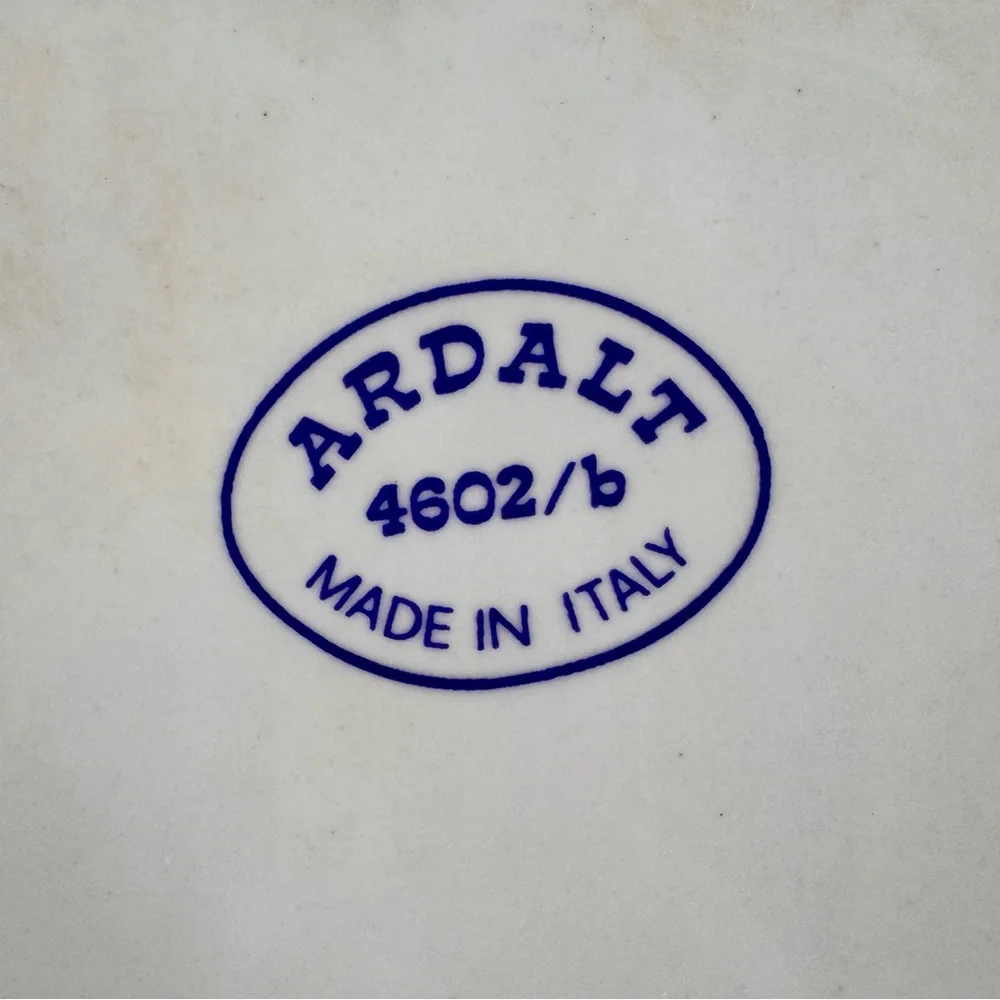 Vintage Ardalt Japanese Inspired Decorative Wall Plate 4602/b Made In Italy 12”